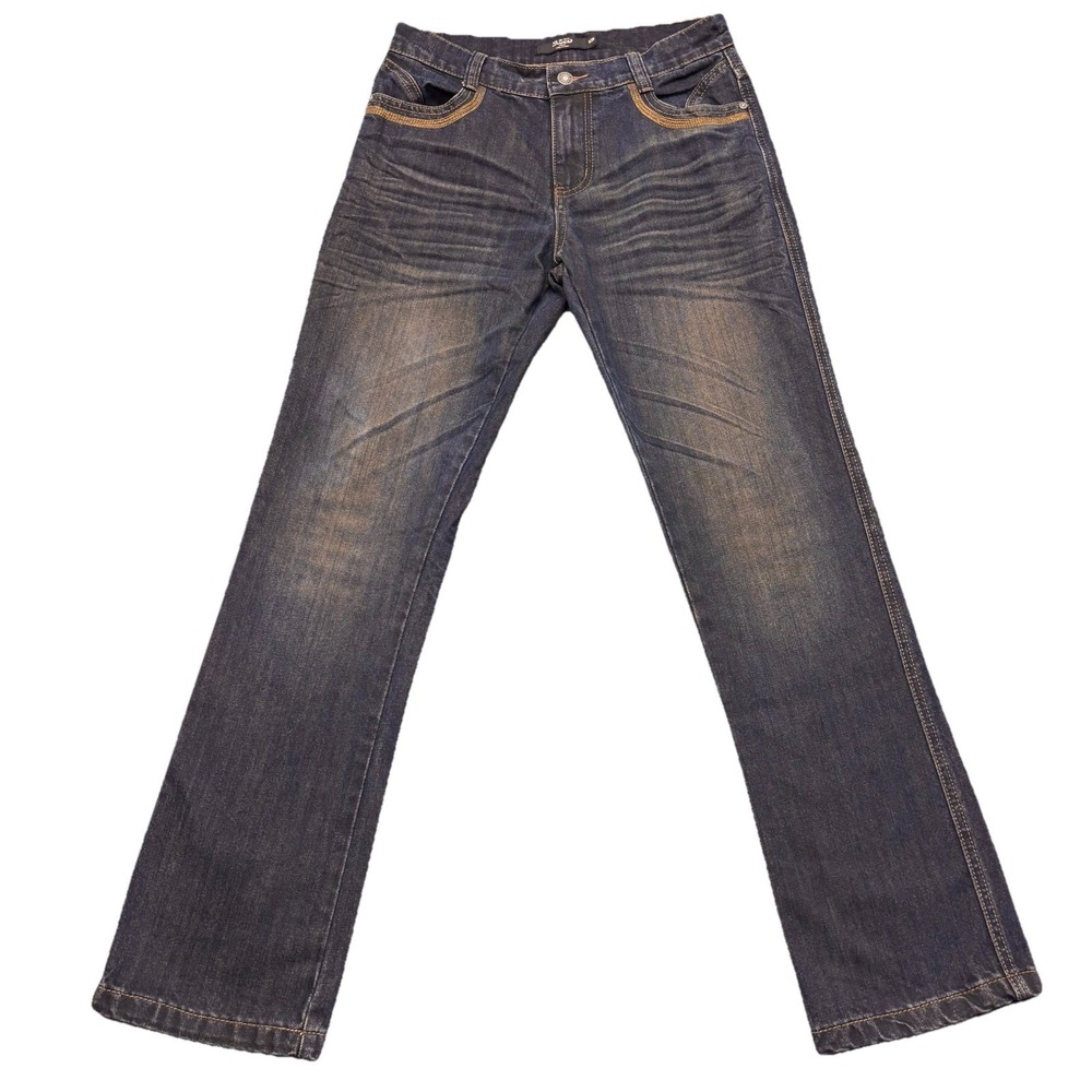 Jaded‎ London Buster Jeans Vintage Dirty Wash Whiskering Mens Size 30x32 Y2K
